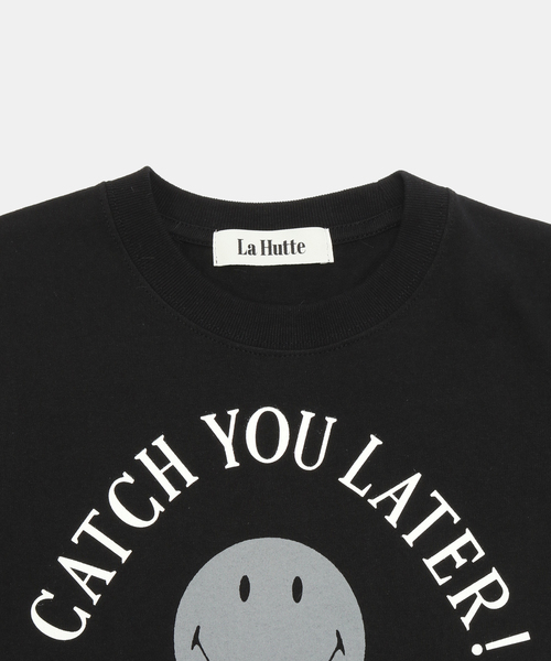 IENA ENFANT(イエナアンファン)の「【LA HUTTE/ラユット】smiley Tシャツ(100-130cm)(Tシャツ/カットソー・キッズ・ホワイト/スカイブルー/ブラック/ピンク・LARGE/MEDIUM/SMALL)」の14枚目の写真