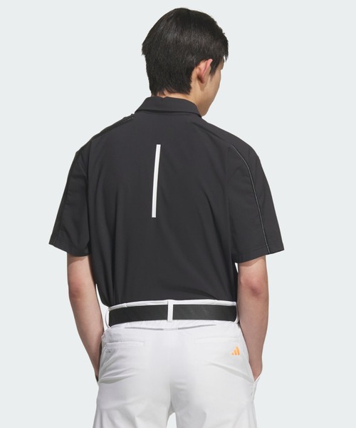 adidas(アディダス)の「アルティメット365ツアークライマクール半袖ポロシャツ【adidas Golf/アディダスゴルフ】(ポロシャツ・メンズ・ブラック・SMALL/MEDIUM/LARGE/X-LARGE/XX-LARGE/3XL)」の2枚目の写真