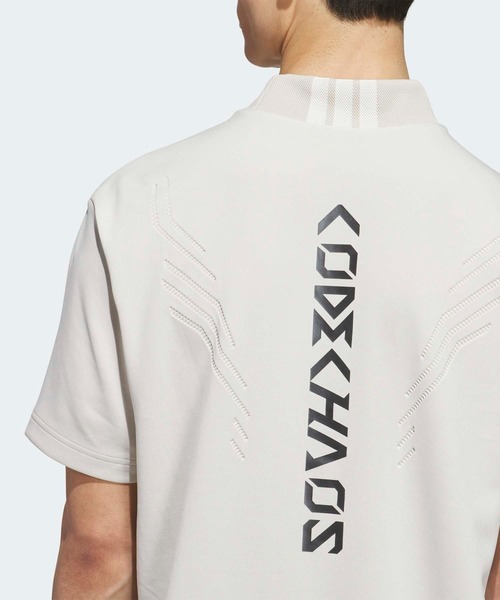adidas(アディダス)の「メンズ コッドモック半袖ポロシャツ【adidas Golf/アディダスゴルフ】(ポロシャツ・メンズ・クリーム・SMALL/MEDIUM/LARGE/X-LARGE/XX-LARGE/3XL)」の4枚目の写真