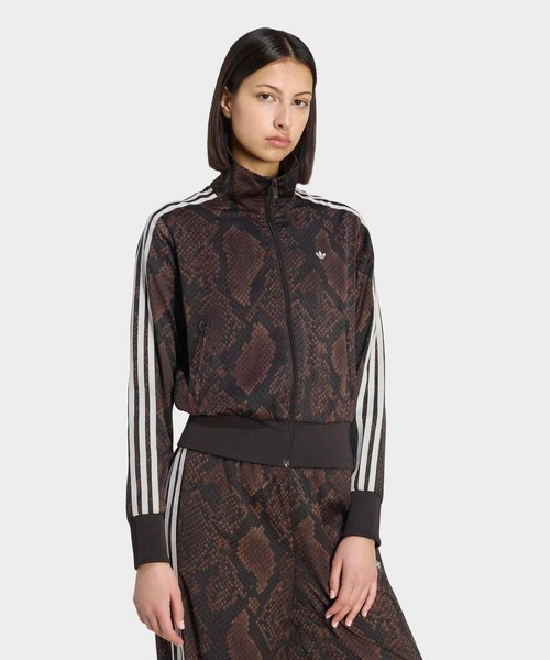 adidas（アディダス）の「サテン スネーク プリント ファイヤーバード トラックジャケット / ジャージ / トラックジャケット / アディダスオリジナルス adidas Originals（ジャージ・レディース・ブラウン・3XL/LARGE/XX-LARGE/MEDIUM/SMALL/X-LARGE）」の8枚目の写真