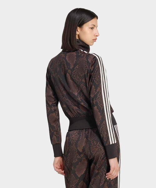 adidas（アディダス）の「サテン スネーク プリント ファイヤーバード トラックジャケット / ジャージ / トラックジャケット / アディダスオリジナルス adidas Originals（ジャージ・レディース・ブラウン・3XL/LARGE/XX-LARGE/MEDIUM/SMALL/X-LARGE）」の9枚目の写真