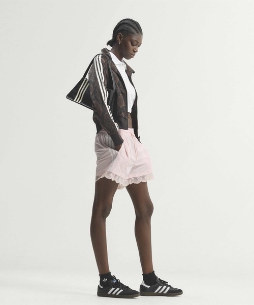 adidas（アディダス）の「サテン スネーク プリント ファイヤーバード トラックジャケット / ジャージ / トラックジャケット / アディダスオリジナルス adidas Originals（ジャージ・レディース・ブラウン・3XL/LARGE/XX-LARGE/MEDIUM/SMALL/X-LARGE）」の7枚目の写真