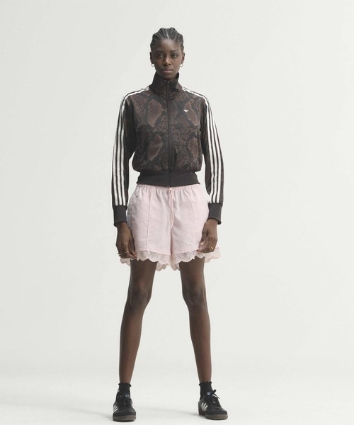 adidas（アディダス）の「サテン スネーク プリント ファイヤーバード トラックジャケット / ジャージ / トラックジャケット / アディダスオリジナルス adidas Originals（ジャージ・レディース・ブラウン・3XL/LARGE/XX-LARGE/MEDIUM/SMALL/X-LARGE）」の6枚目の写真