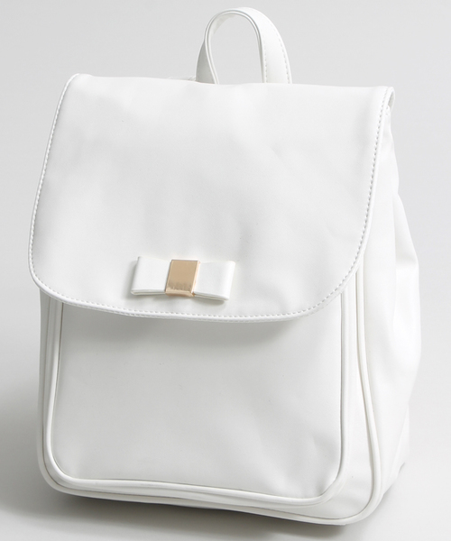 WEGO(ウィゴー)の「WEGO/リボンフラップリュック(バックパック/リュック・レディース・ブラック/ライトピンク/ライトパープル/その他1/ホワイト/ライトグリーン・FREE)」の19枚目の写真