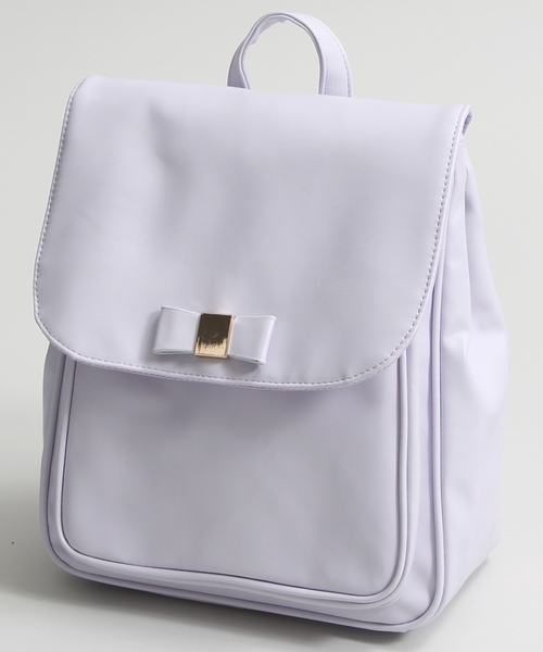 WEGO(ウィゴー)の「WEGO/リボンフラップリュック(バックパック/リュック・レディース・ブラック/ライトピンク/ライトパープル/その他1/ホワイト/ライトグリーン・FREE)」の14枚目の写真