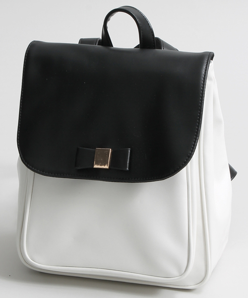 WEGO(ウィゴー)の「WEGO/リボンフラップリュック(バックパック/リュック・レディース・ブラック/ライトピンク/ライトパープル/その他1/ホワイト/ライトグリーン・FREE)」の16枚目の写真