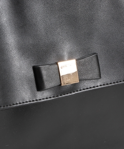 WEGO(ウィゴー)の「WEGO/リボンフラップリュック(バックパック/リュック・レディース・ブラック/ライトピンク/ライトパープル/その他1/ホワイト/ライトグリーン・FREE)」の8枚目の写真