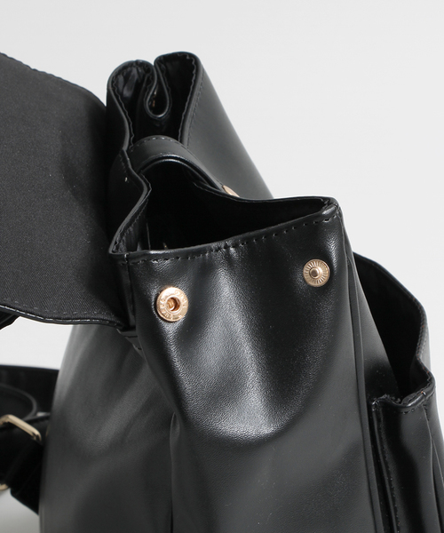 WEGO(ウィゴー)の「WEGO/リボンフラップリュック(バックパック/リュック・レディース・ブラック/ライトピンク/ライトパープル/その他1/ホワイト/ライトグリーン・FREE)」の10枚目の写真