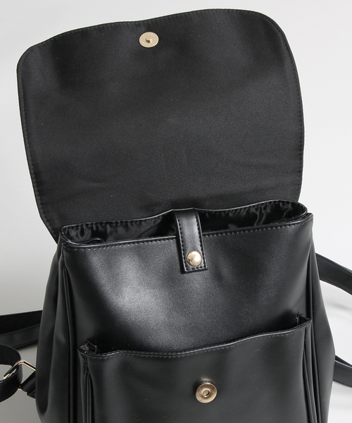 WEGO(ウィゴー)の「WEGO/リボンフラップリュック(バックパック/リュック・レディース・ブラック/ライトピンク/ライトパープル/その他1/ホワイト/ライトグリーン・FREE)」の11枚目の写真