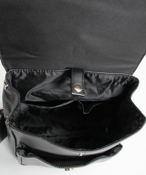 WEGO(ウィゴー)の「WEGO/リボンフラップリュック(バックパック/リュック・レディース・ブラック/ライトピンク/ライトパープル/その他1/ホワイト/ライトグリーン・FREE)」の12枚目の写真