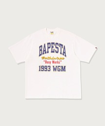 BAPE STA COLLEGE RELAXED FIT TEE #1