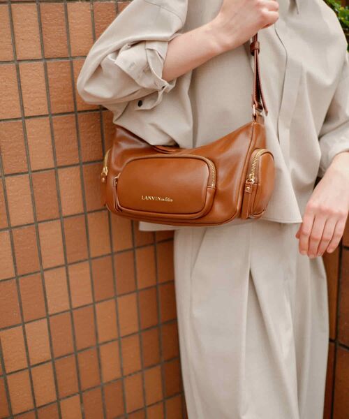 ジップポケットショルダーバッグ（ショルダーバッグ）｜LANVIN en Bleu 