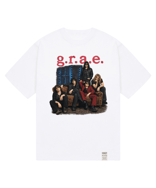 GRAVER ORDINARY（グレイバーオーディナリー）の「[ODNR UNISEX]5ガイズ半袖Tシャツ_ホワイト（Tシャツ/カットソー・レディース・ホワイト・SMALL/LARGE/MEDIUM）」の6枚目の写真