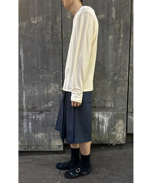 SHINYAKOZUKA(シンヤコヅカ)の「ROOM L/S TEE(Tシャツ/カットソー・メンズ・ホワイト系その他・MEDIUM)」の5枚目の写真