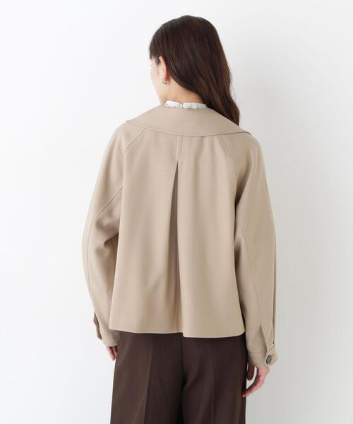 NATURAL BEAUTY BASIC(ナチュラルビューティーベーシック)の「<ちょうど、いい服>「おはよう」から「おつかれさま」まで。 毎日ハーフトレンチ(トレンチコート・レディース・ネイビー/ブラウン/ベージュ・SMALL/MEDIUM/LARGE)」の22枚目の写真