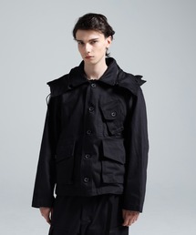 Y-3 TWILL HOODED BLOUSON
