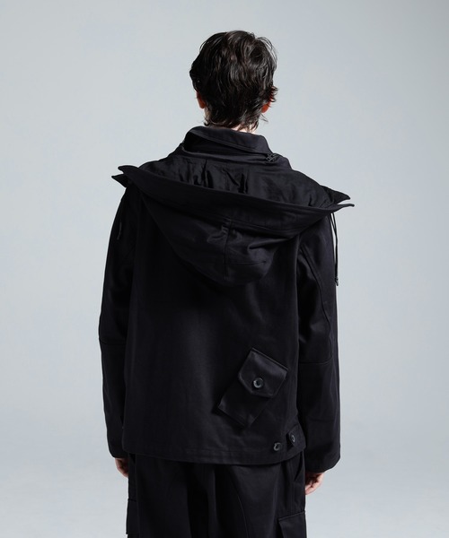 Y-3(ワイスリー)の「Y-3 TWILL HOODED BLOUSON(ブルゾン・メンズ・ブラック・X-SMALL/SMALL/MEDIUM/LARGE/X-LARGE)」の2枚目の写真