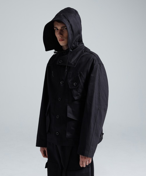 Y-3(ワイスリー)の「Y-3 TWILL HOODED BLOUSON(ブルゾン・メンズ・ブラック・X-SMALL/SMALL/MEDIUM/LARGE/X-LARGE)」の3枚目の写真