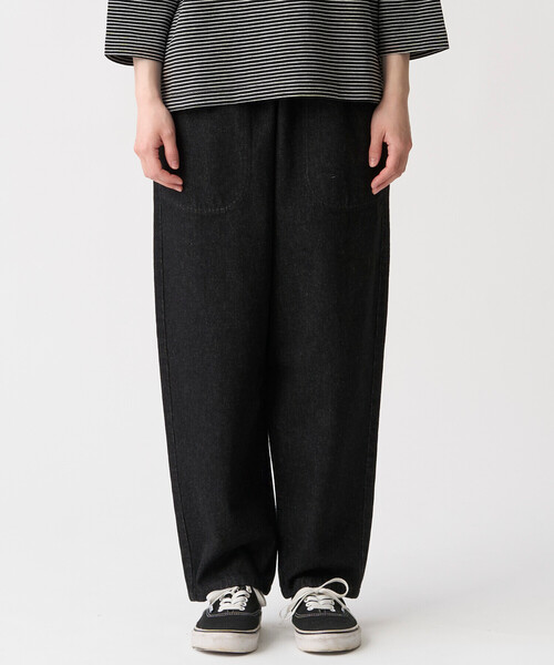 DANTON(ダントン)の「Women’s Black Denim Easy Pants(デニムパンツ・レディース・ブラック・38/36)」の5枚目の写真