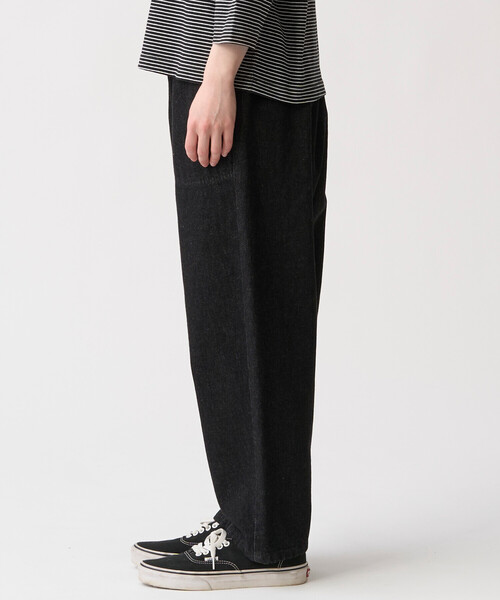DANTON(ダントン)の「Women’s Black Denim Easy Pants(デニムパンツ・レディース・ブラック・38/36)」の4枚目の写真