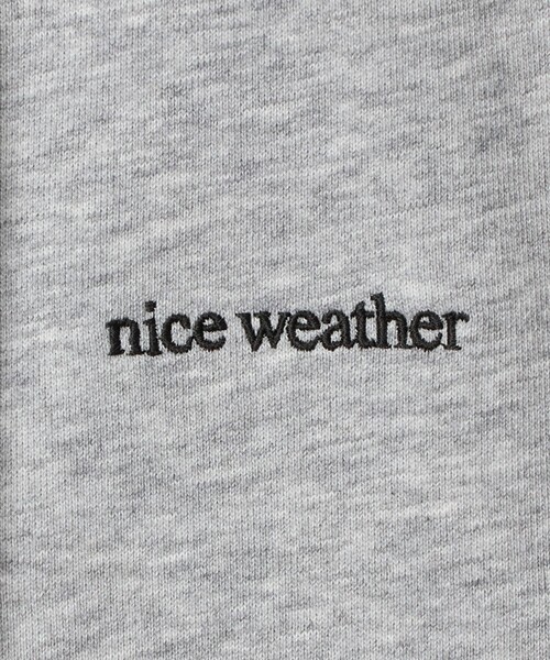 NICE WEATHER(ナイスウェザー)の「<NICE WEATHER>ウィメンズ スリーブレス フーディ(その他トップス・レディース・ライトグレー/ブラック・FREE)」の15枚目の写真