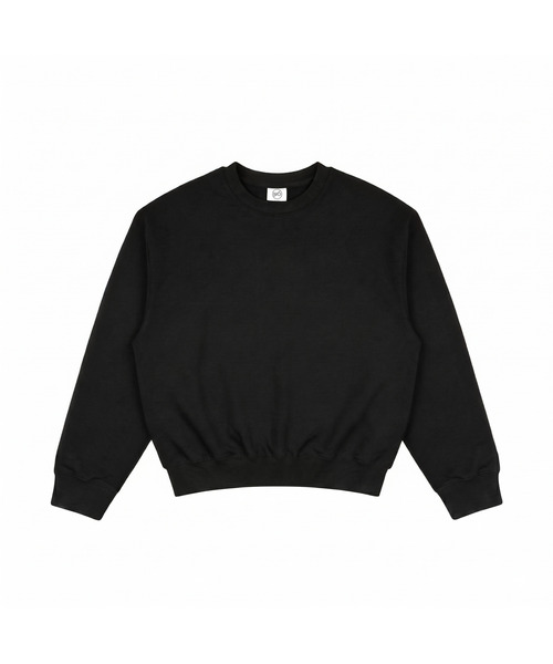 NOMING(ノミング)の「ルーズフィットクロップイージースウェット - ブラック(スウェット・メンズ・ブラック・SMALL/MEDIUM/LARGE/X-LARGE)」の1枚目の写真