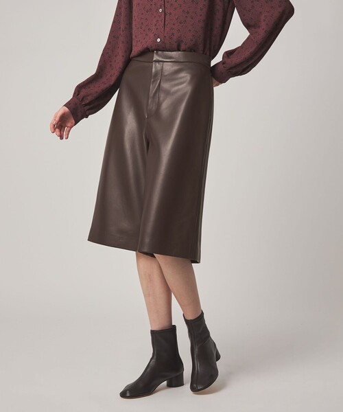 Steven Alan(スティーブンアラン)の「<Steven Alan>レザー ハーフパンツ(その他パンツ・レディース・ダークブラウン・S/M)」の13枚目の写真