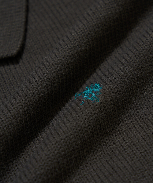 U.S. POLO ASSN.（ユーエスポロアッスン）の「U.S. POLO ASSN. × PUBLUX/ユーエスポロアッスン 別注 ワンポイント刺繍 ポロニットカーディガン　限定展開（カーディガン/ボレロ・メンズ・チャコールグレー/ブラック/ネイビー/グレー・LARGE/MEDIUM/SMALL）」の9枚目の写真