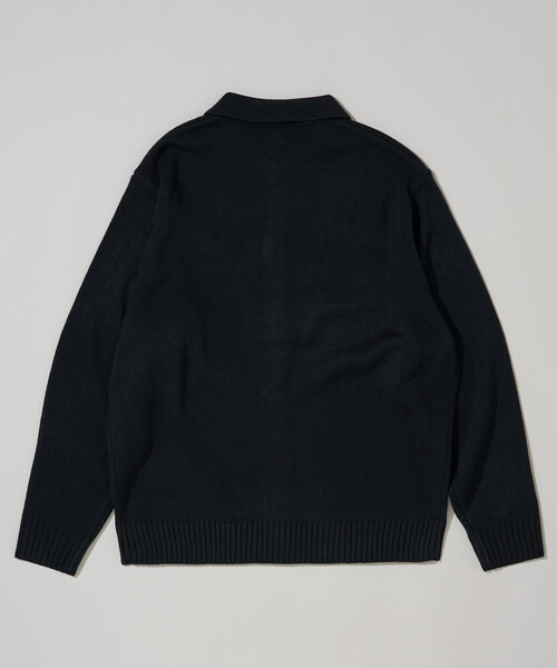 U.S. POLO ASSN.（ユーエスポロアッスン）の「U.S. POLO ASSN. × PUBLUX/ユーエスポロアッスン 別注 ワンポイント刺繍 ポロニットカーディガン　限定展開（カーディガン/ボレロ・メンズ・チャコールグレー/ブラック/ネイビー/グレー・LARGE/MEDIUM/SMALL）」の11枚目の写真