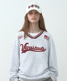 KIRSH（キルシー）の「キルシ x ビバスタジオ ロゴボールキャップ [ホワイト]（キャップ）」