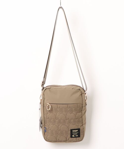 moz(モズ)の「【moz/モズ】 SAC'S BAR別注 キルティング 縦型ショルダーバッグ(ショルダーバッグ・レディース・モカ/グレイッシュベージュ/ブラック・FREE)」の1枚目の写真
