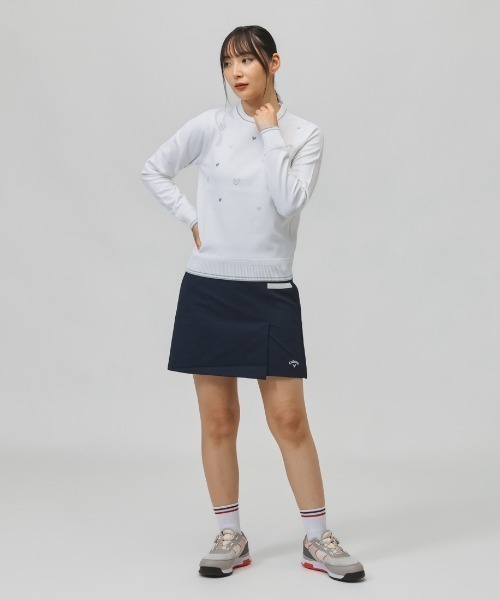 Callaway(キャロウェイ)の「キャロウェイ Callaway 8WAYストレッチプカルゼスカート(ショートパンツ一体型)(スカート・レディース・ネイビー/ベージュ・XL/L/M/S)」の6枚目の写真