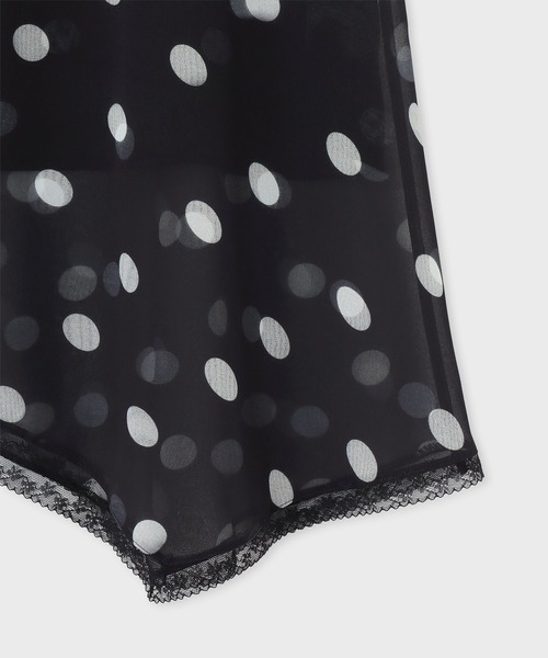 Paul Smith(ポールスミス)の「ウィメンズ "Shadow Polka" ノースリーブドレス / 265311 739D(ワンピース・レディース・ブラック・40)」の4枚目の写真
