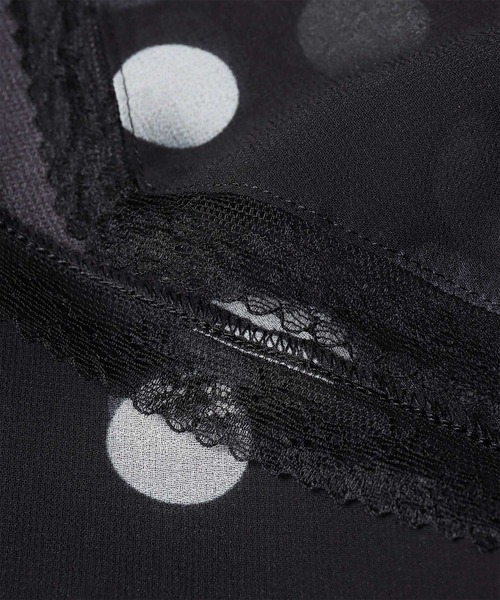 Paul Smith(ポールスミス)の「ウィメンズ "Shadow Polka" ノースリーブドレス / 265311 739D(ワンピース・レディース・ブラック・40)」の6枚目の写真