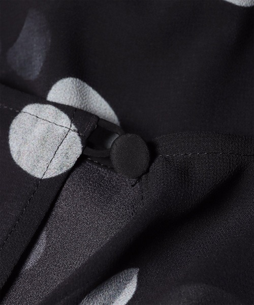 Paul Smith(ポールスミス)の「ウィメンズ "Shadow Polka" ノースリーブドレス / 265311 739D(ワンピース・レディース・ブラック・40)」の7枚目の写真