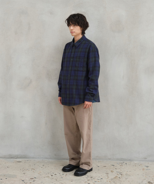 HORLISUN(ホーリーサン)の「Madison Twill Check Shirt Navy(シャツ/ブラウス・メンズ・その他・SMALL/MEDIUM/LARGE)」の7枚目の写真