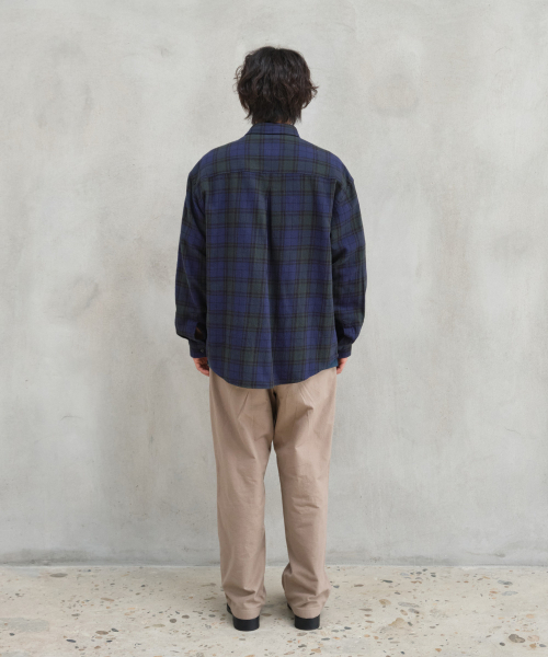 HORLISUN(ホーリーサン)の「Madison Twill Check Shirt Navy(シャツ/ブラウス・メンズ・その他・SMALL/MEDIUM/LARGE)」の8枚目の写真