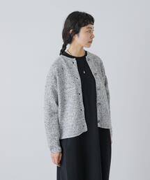 テープヤーンカーディガン