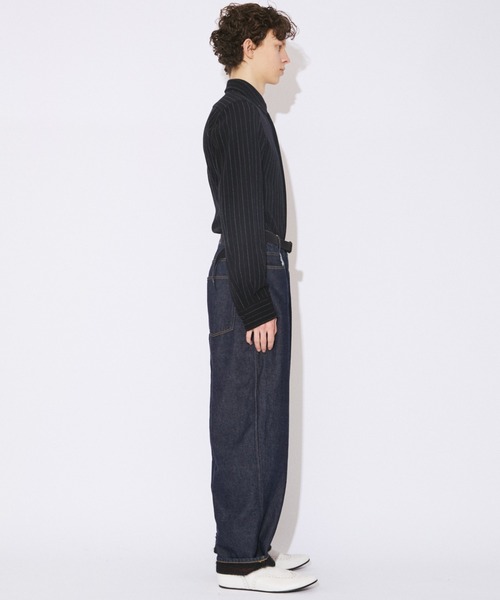 beautiful people（ビューティフルピープル）の「selvedge obsession left hand twill denim bow pants（デニムパンツ・レディース・インディゴブルー・34/36/38）」の9枚目の写真