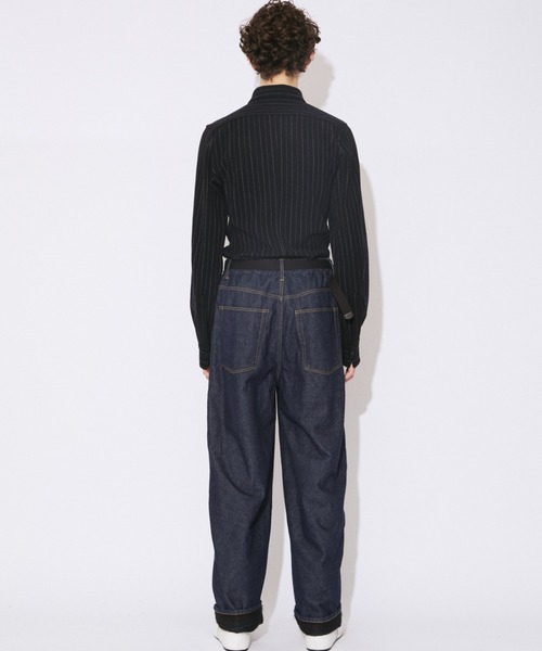 beautiful people（ビューティフルピープル）の「selvedge obsession left hand twill denim bow pants（デニムパンツ・レディース・インディゴブルー・34/36/38）」の10枚目の写真