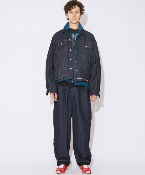 beautiful people（ビューティフルピープル）の「selvedge obsession left hand twill denim bow pants（デニムパンツ・レディース・インディゴブルー・34/36/38）」の12枚目の写真