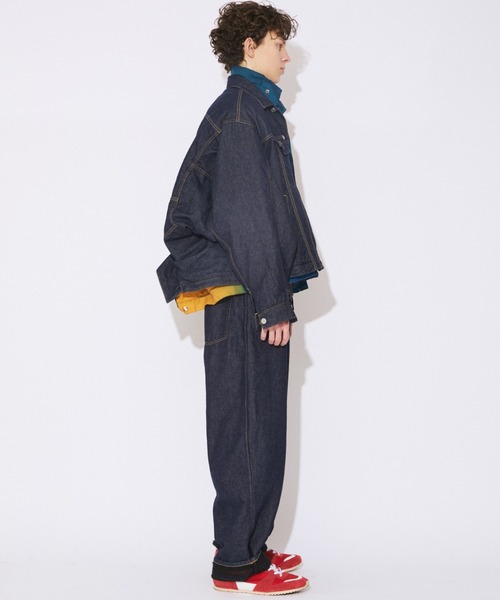 beautiful people（ビューティフルピープル）の「selvedge obsession left hand twill denim bow pants（デニムパンツ・レディース・インディゴブルー・34/36/38）」の13枚目の写真