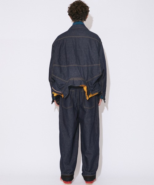 beautiful people（ビューティフルピープル）の「selvedge obsession left hand twill denim bow pants（デニムパンツ・レディース・インディゴブルー・34/36/38）」の14枚目の写真
