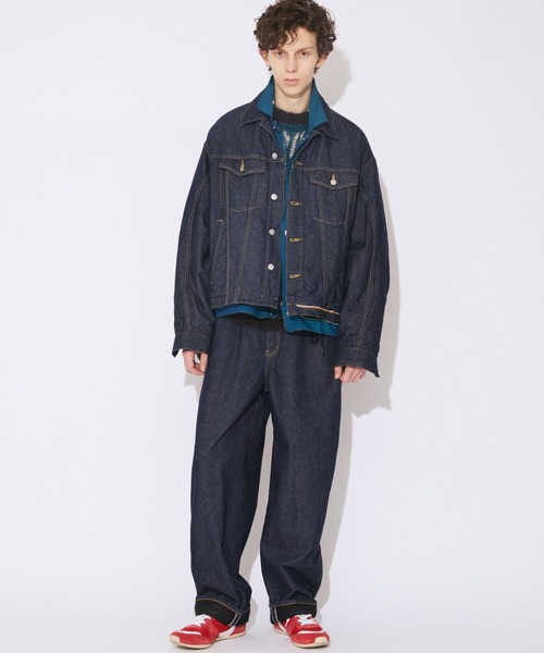 beautiful people（ビューティフルピープル）の「selvedge obsession left hand twill denim bow pants（デニムパンツ・レディース・インディゴブルー・34/36/38）」の15枚目の写真