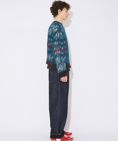 beautiful people（ビューティフルピープル）の「selvedge obsession left hand twill denim bow pants（デニムパンツ・レディース・インディゴブルー・34/36/38）」の17枚目の写真