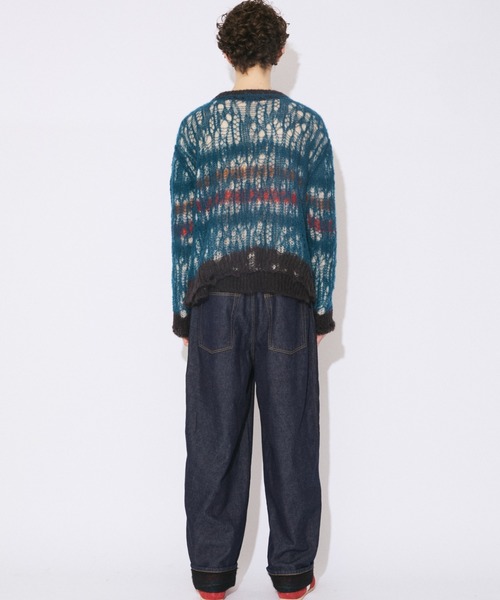 beautiful people（ビューティフルピープル）の「selvedge obsession left hand twill denim bow pants（デニムパンツ・レディース・インディゴブルー・34/36/38）」の18枚目の写真