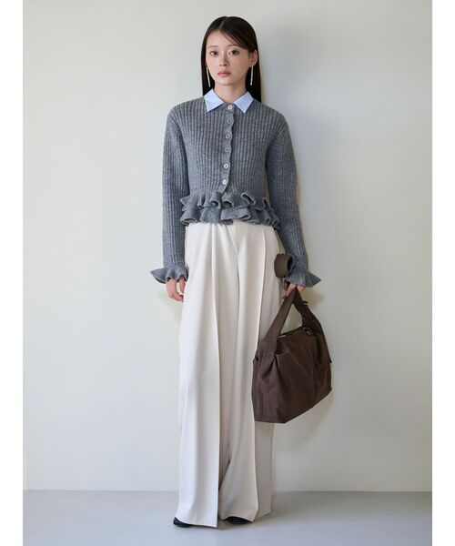 LAGUNAMOON（ラグナムーン）の「【MUR】Nuovo Slouch Hobo Bag（ハンドバッグ・レディース・ブラウン/バーガンディー・FREE）」の4枚目の写真