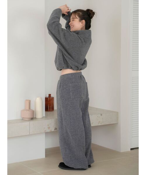 Ungrid(アングリッド)の「ドロストデザインフリースパンツ(その他パンツ・レディース・ブラウン/グレー/レッド・FREE)」の15枚目の写真