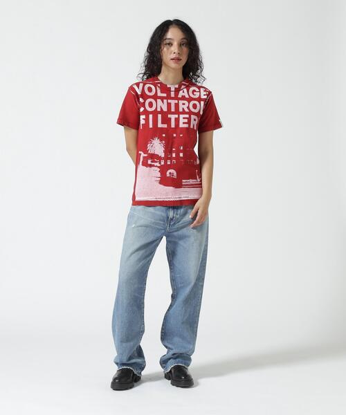 VOLTAGE CONTROL FILTER(ヴォルテージコントロールフィルター)の「VOLTAGE CONTROL FILTER/ヴォルテージコントロールフィルター/ONOFF USED T-SHIRT(Tシャツ/カットソー・レディース・その他24・F)」の2枚目の写真