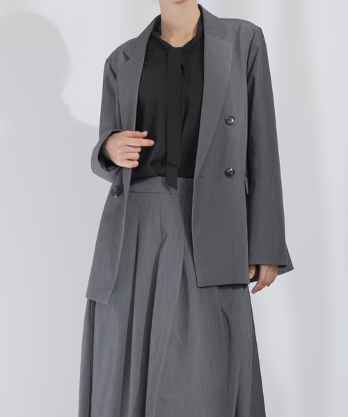 festinalente(フェスティナレンテ)の「シャーリングカフス ボウタイブラウス(シャツ/ブラウス・レディース・ブラック/ベージュ/ホワイト/サックスブルー・LL/L/M)」の15枚目の写真